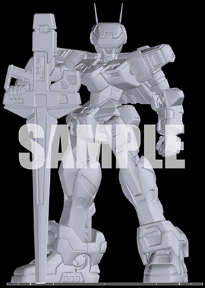 「電脳戦機バーチャロン」より、全高約2mのヒューマンサイズ「テムジン」立像(展示協力:フロンティアワークス)をブース内に展示!